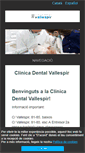 Mobile Screenshot of clinicadentalvallespir.com